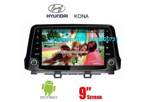 Hyunday Kona 2017 car audio radio android wifi GPS camera